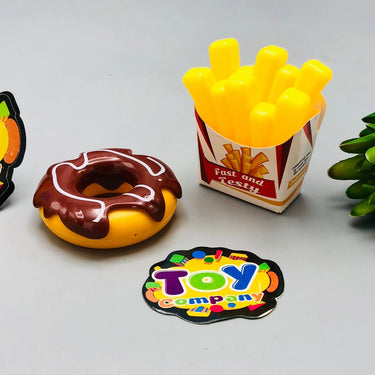 9Pcs Pretend Play Fast Food Cutting Set